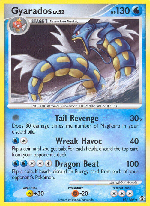 Gyarados Card Front