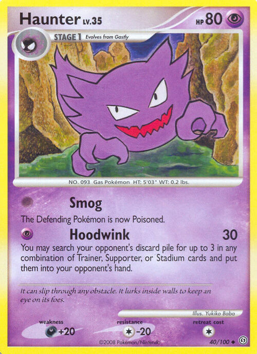 Haunter Card Front