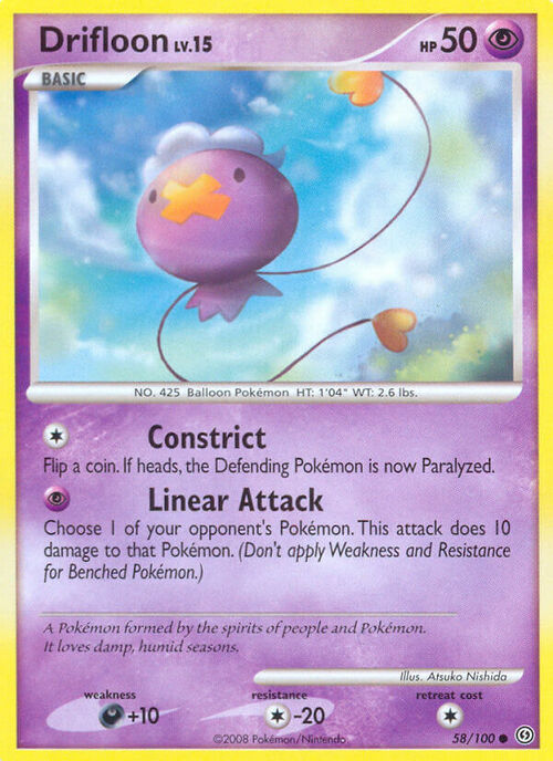 Drifloon Card Front