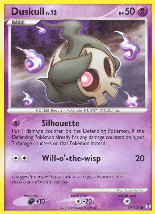 Duskull Card Front