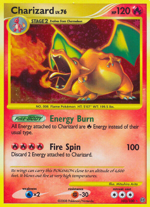 Charizard Lv.76 Card Front