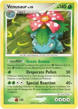 Venusaur Card Front