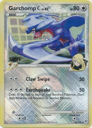 Garchomp C Card Front