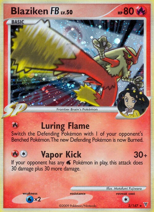 Blaziken FB Card Front