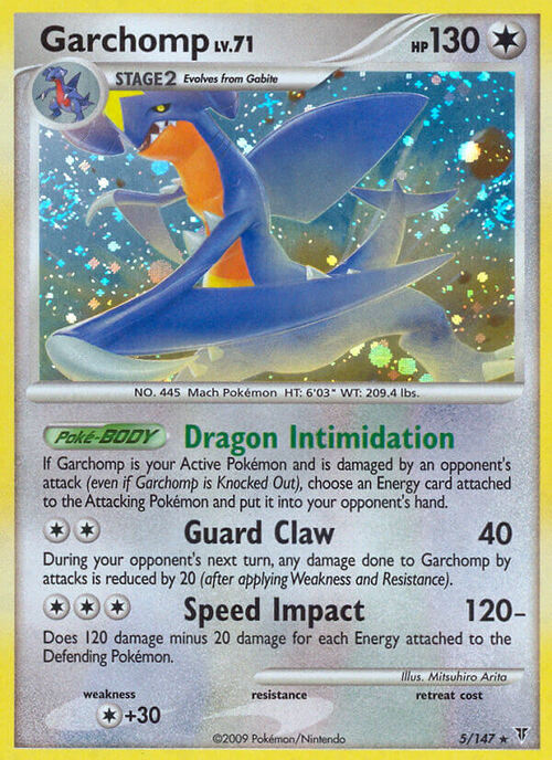 Garchomp Card Front