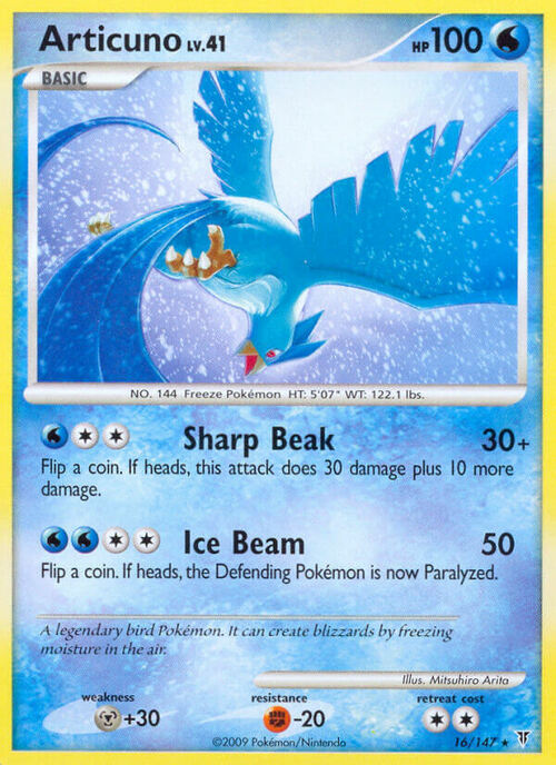 Articuno Card Front