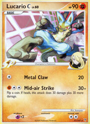 Lucario [C] Lv.60 [Metal Claw | Mid-air Strike]