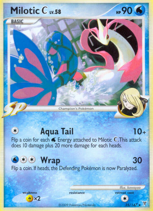 Milotic C Card Front