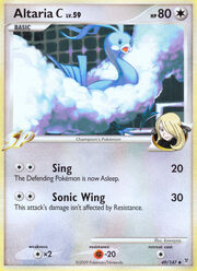 Altaria [C] Lv.59 [Sing | Sonic Wing]