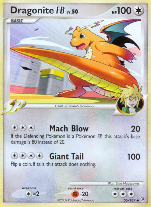 Dragonite FB Card Front