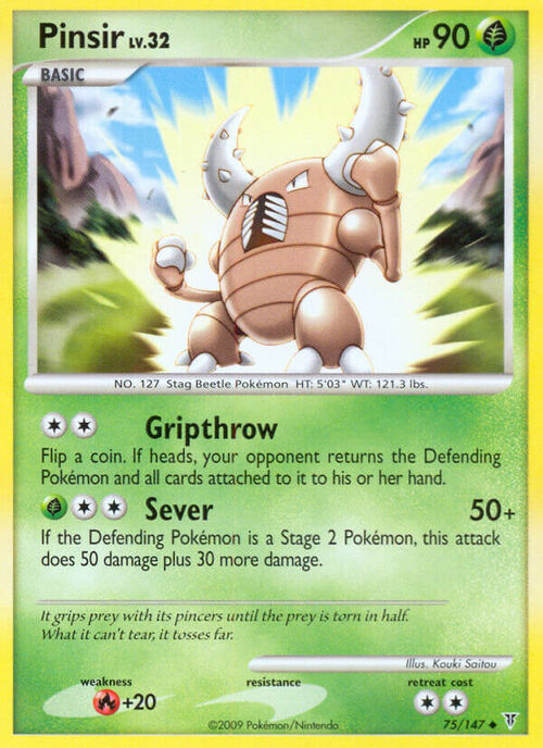 Pinsir Card Front