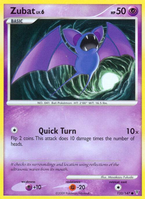 Zubat Card Front