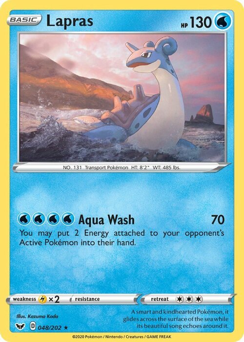 Lapras Card Front