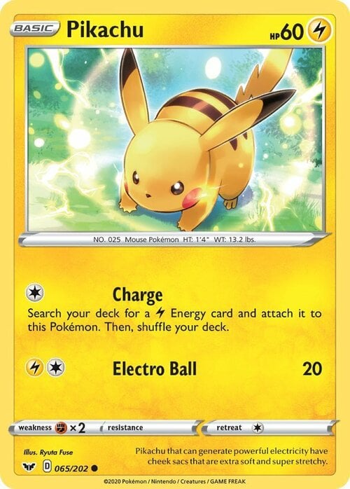 Pikachu Card Front