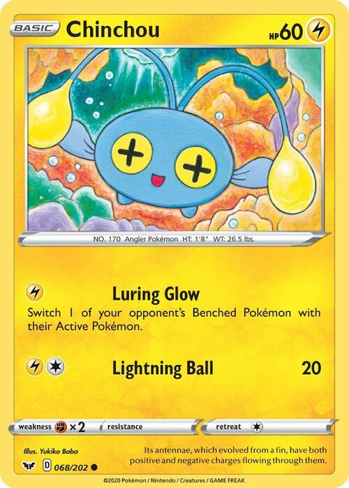 Chinchou Card Front