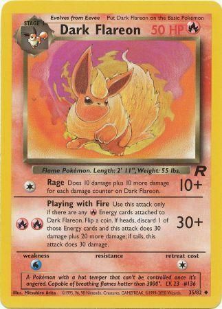 Dark Flareon Card Front