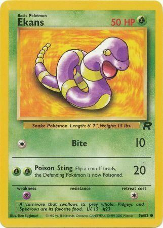 Ekans Card Front