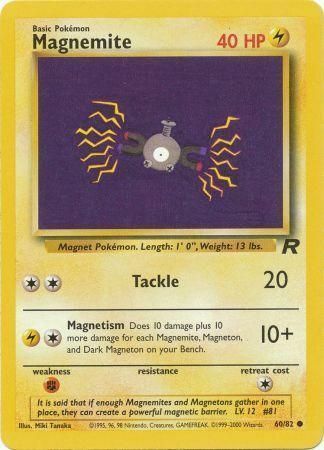 Magnemite Card Front