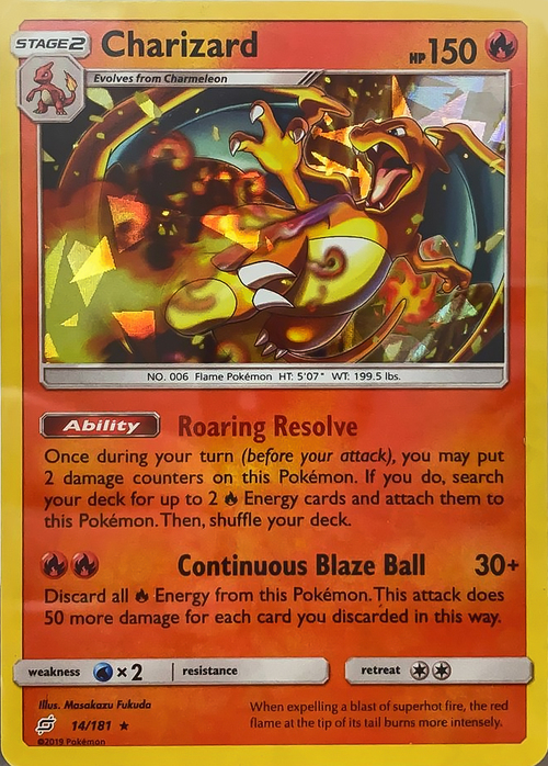 Charizard Card Front