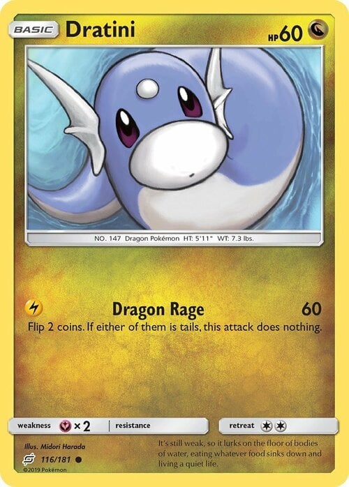 Dratini Card Front