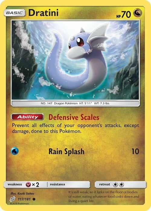 Dratini Card Front