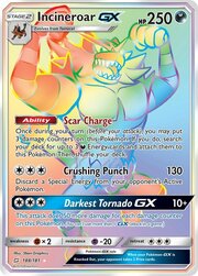 Incineroar GX [Scar Charge | Crushing Punch | Darkest Tornado GX]