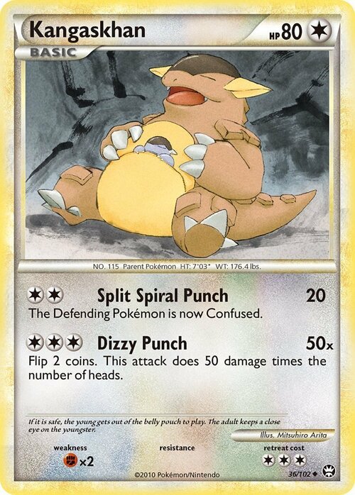 Kangaskhan Card Front