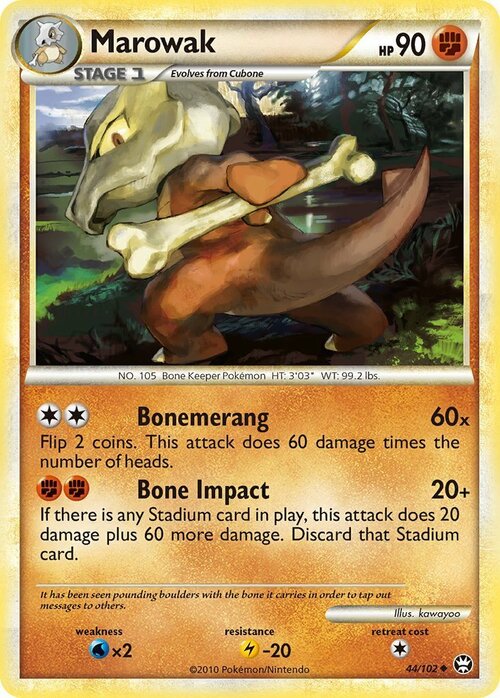 Marowak Card Front