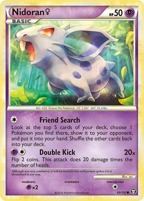 Nidoran F Card Front