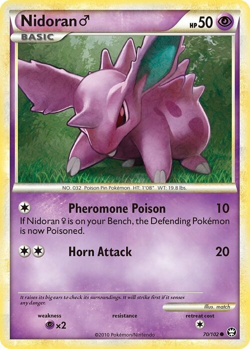 Nidoran M Card Front