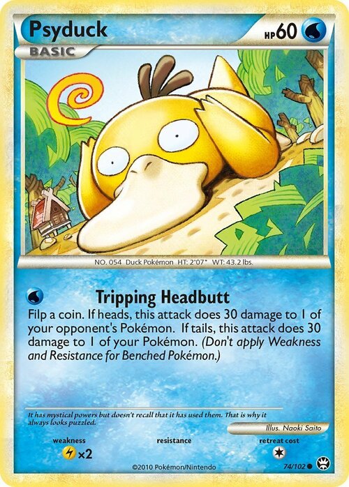 Psyduck Card Front