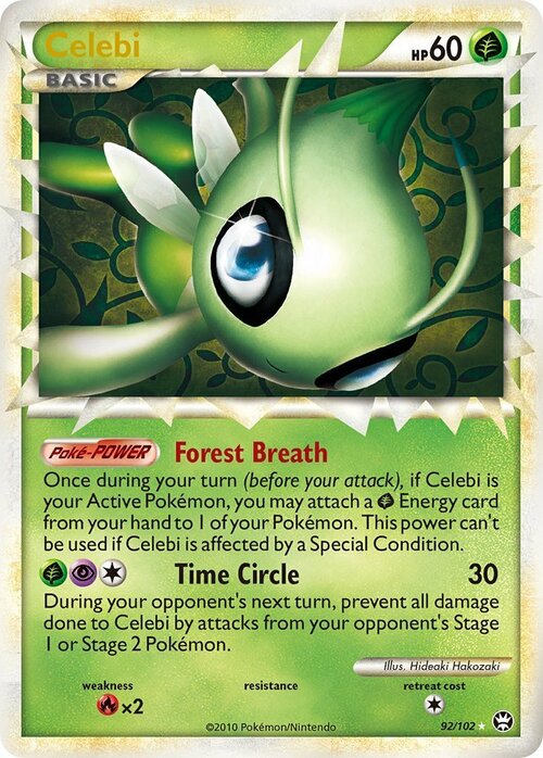 Celebi Card Front