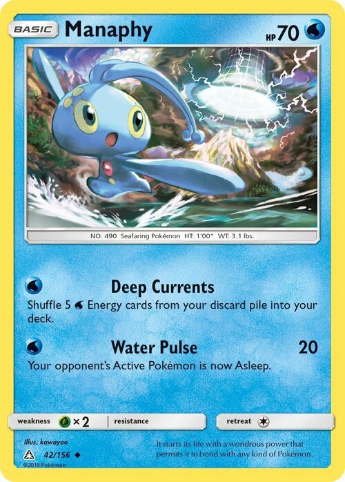 Manaphy Card Front