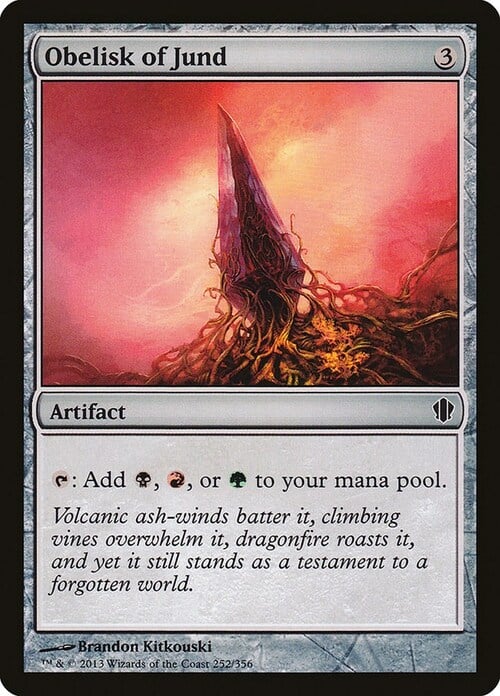 Obelisk of Jund Card Front