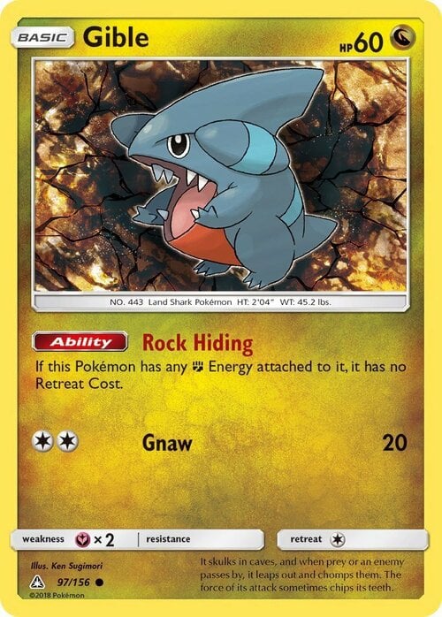 Gible Card Front