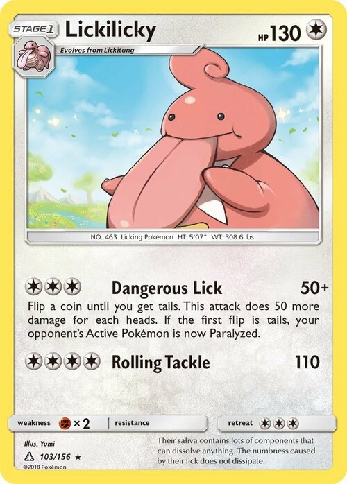 Lickilicky Card Front