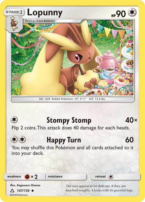 Lopunny Card Front