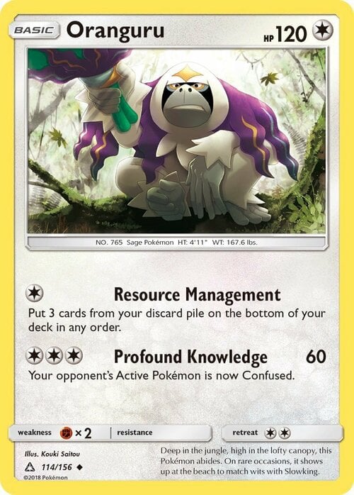 Oranguru Card Front