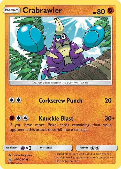 Crabrawler Card Front