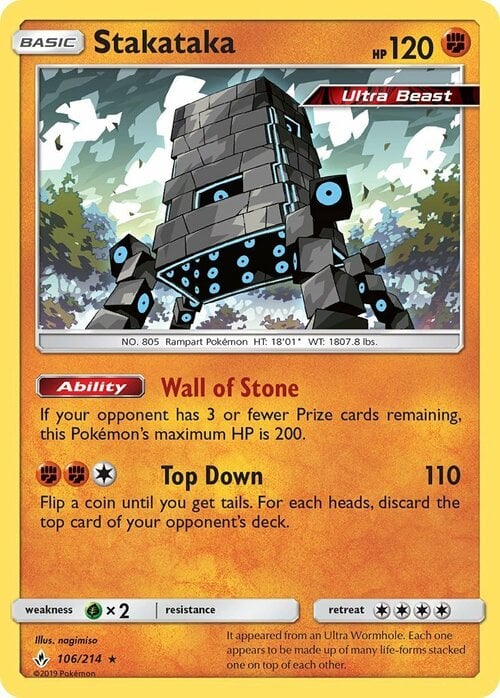 Stakataka Card Front