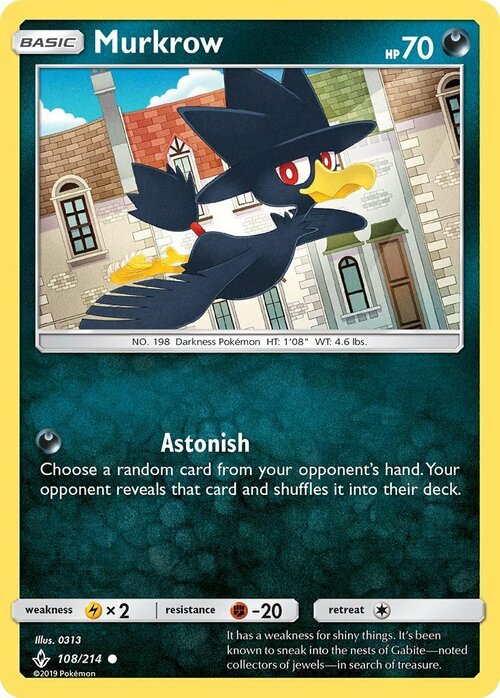 Murkrow Card Front