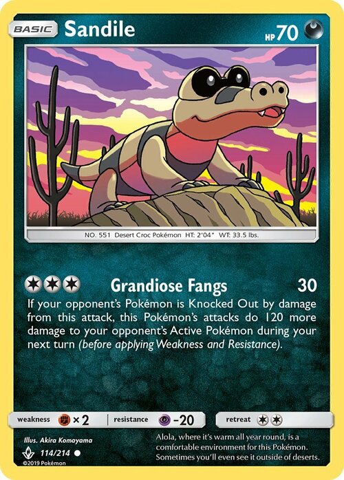 Sandile Card Front