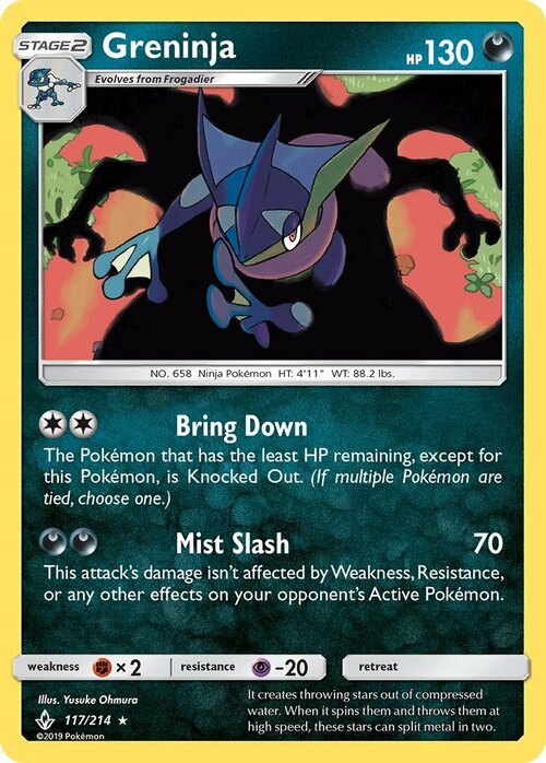 Greninja Card Front