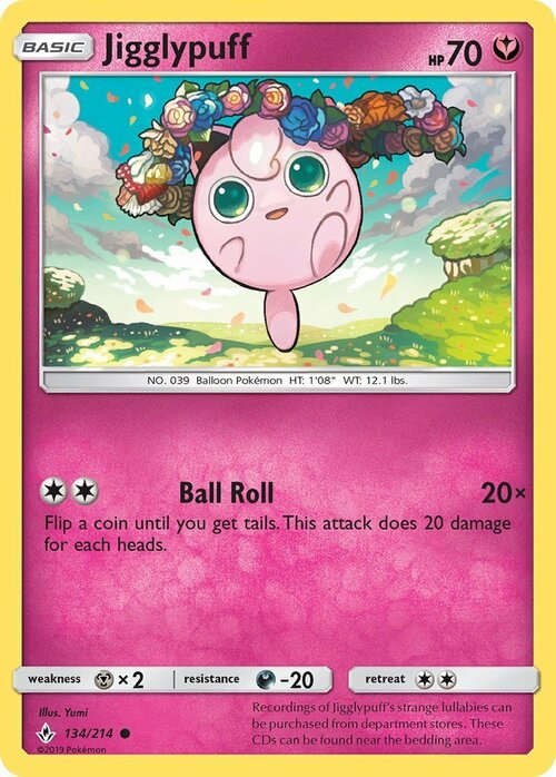 Jigglypuff Card Front