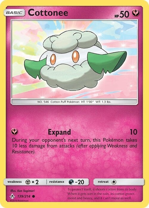 Cottonee Card Front