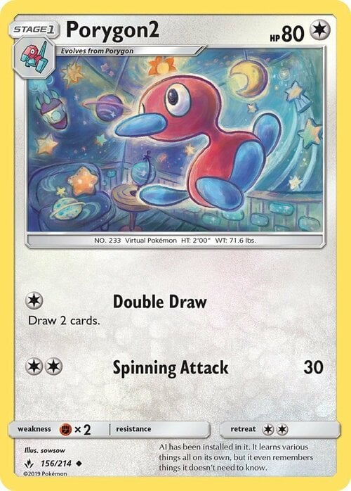 Porygon2 Card Front