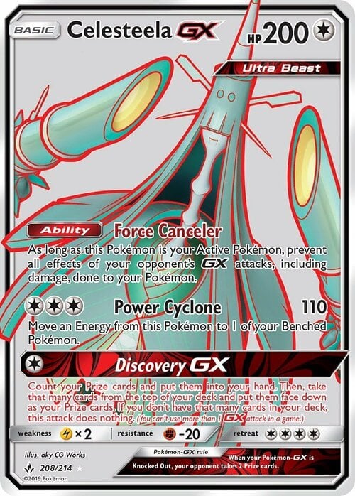 Celesteela GX Card Front