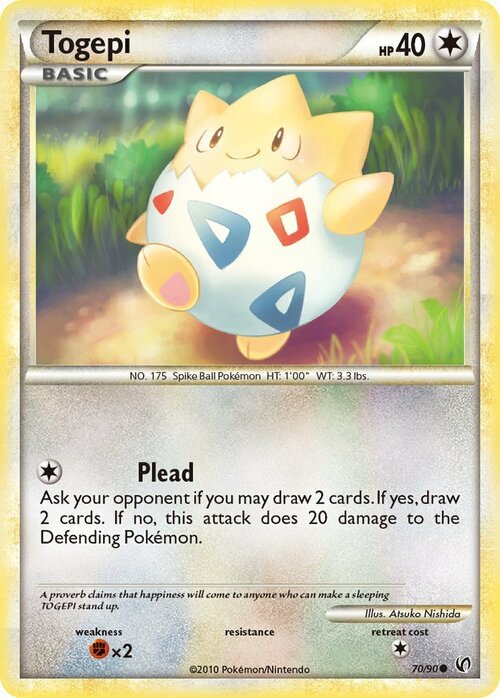 Togepi Card Front