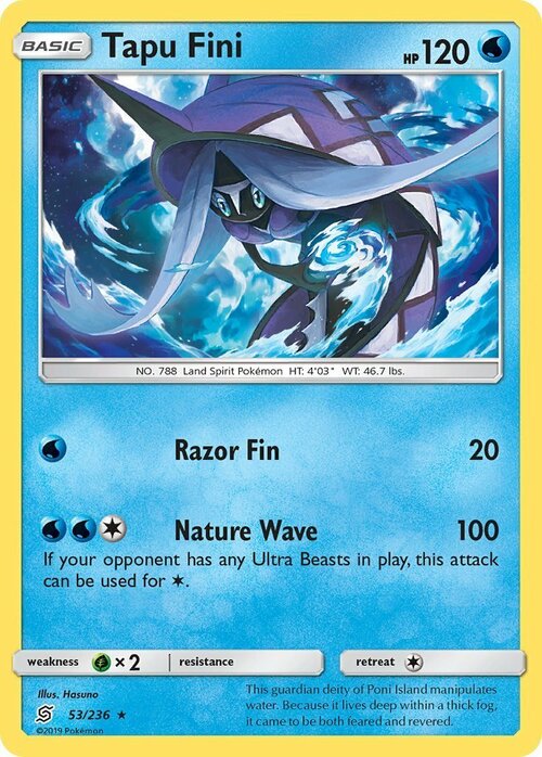 Tapu Fini Card Front