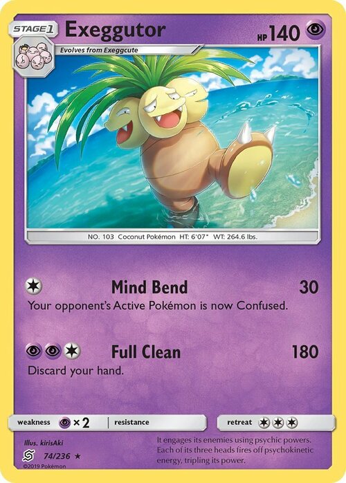 Exeggutor Card Front